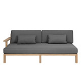 Apple Bee | Loungebank XXL-Factor 2-zits Rechts | Antique Teak